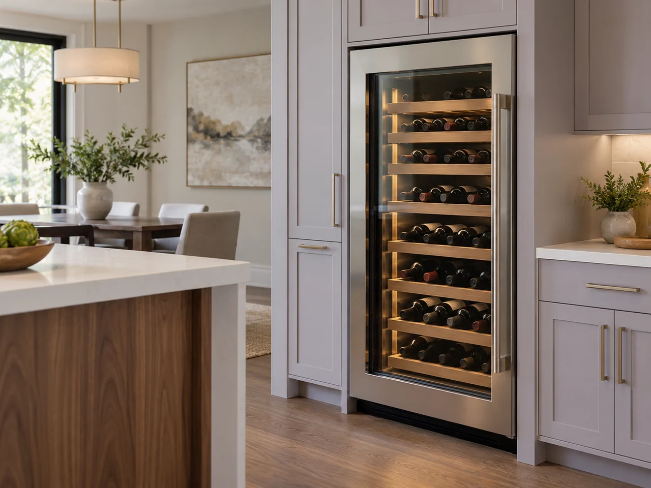 Illustration of Monogram wine cooler
