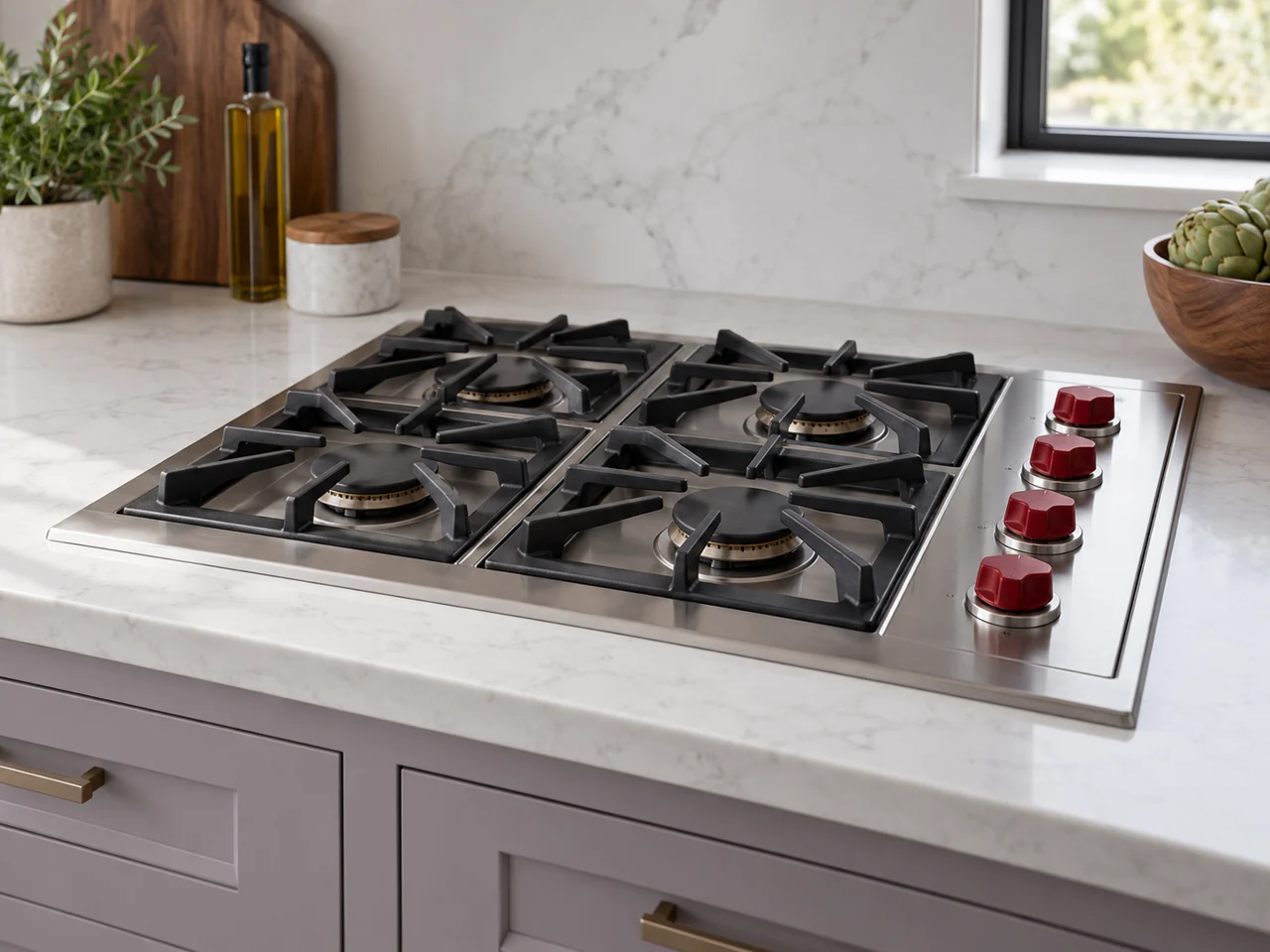 Illustration of Wolf cooktop