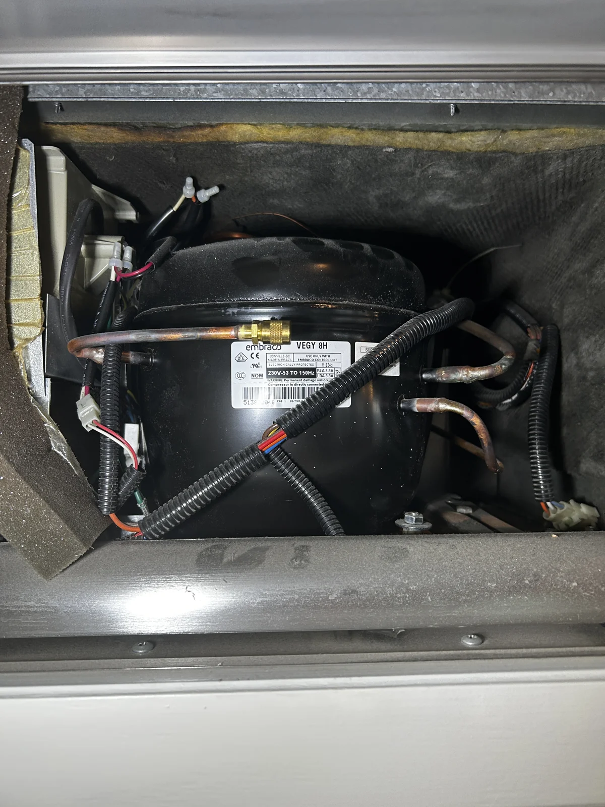 Refrigeration compartment from the owner’s work archive
