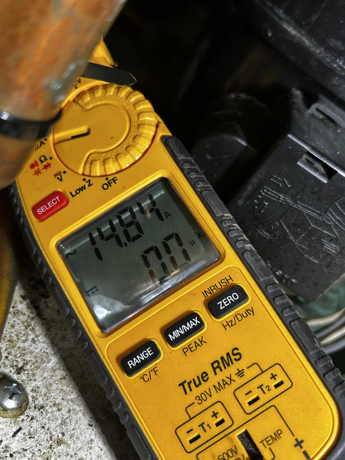 Electrical measurement from the owner’s work archive
